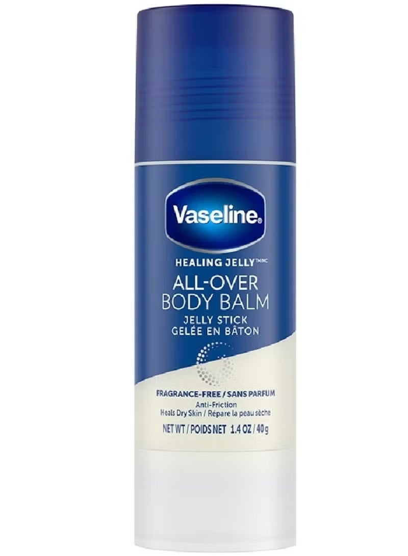 Vaseline Body Balm Stick Anti-Friction For Dry Skin Unscented Targeted Healing for Hard-to-Reach Spots 40g